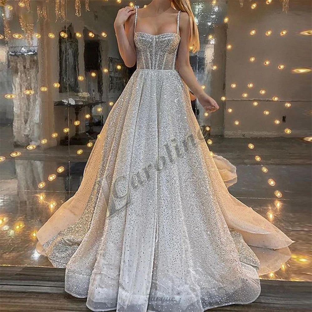 Caroline Modern Mermaid Prom Dresses for Women with Cloak Beads Crystals High Neck Formal Evening Vestidos De Gala Drop Shipping