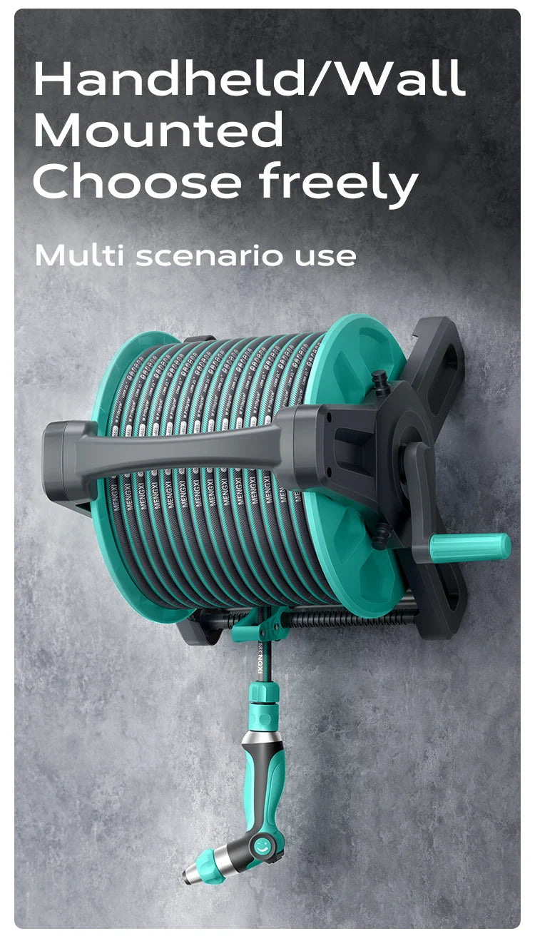 Wholesale 30m 40m Hose Storage Rack Garden Hose Reel High Pressure Garden Water Hose Reel For Outdoor Lawn Backyard