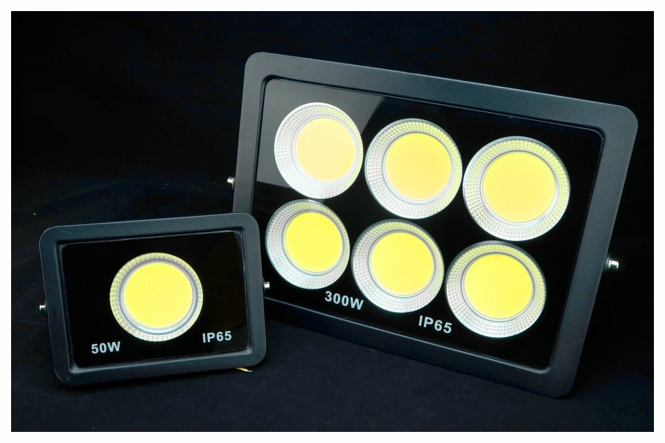COB Flood Light 300W 200W 100W 50W Outdoor Lighting LED Floodlight 220V Spotlight IP65 Modern Waterproof Outdoor Led Garden Lamp