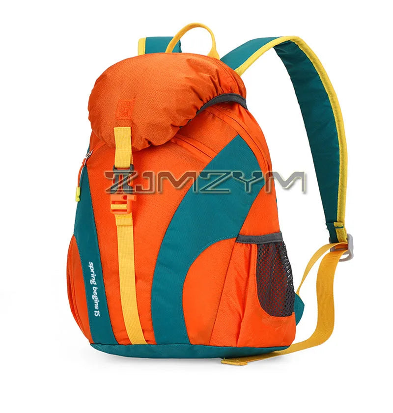 15L Waterproof Outdoor Hiking Bag Large Capacity Anti-theft Double Zipper Hiking Sports Backpack Spring Outing Bag
