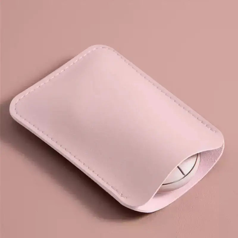 1PC Wireless Mouse Storage Bag Suitable Mouse Protective Leather Sleeve Bag Anti-scratch Case Portable Simple Mouse Storage Bag