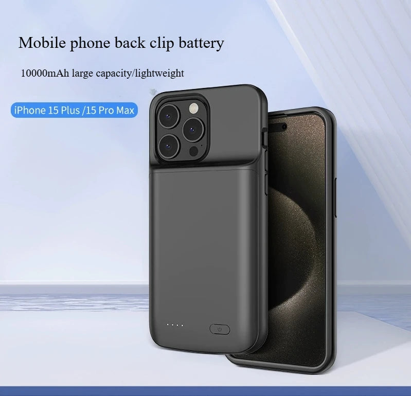 10000Mah  Battery Charger Case For iphone 14 Plus 15 Pro 12 Pro Max 11 Pro X XS XR XS Max 6 6S 7 8 Plus Battery Case Pow