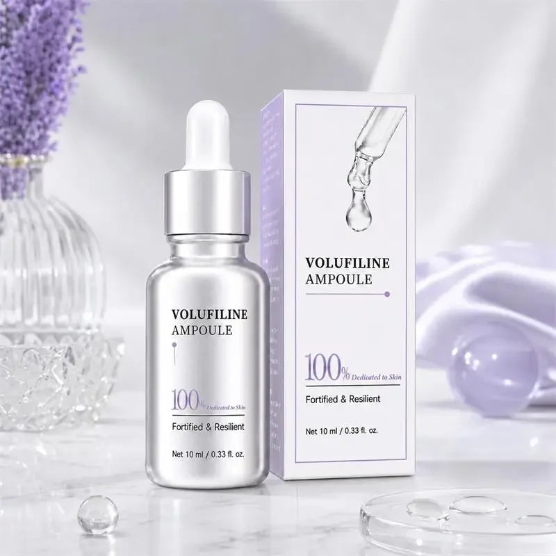 Volufiline Asiatica Ampoule 10ml Plumping Soothing Facial Serum Hydrating Moisturizing Essence Gentle Daily Skin Care Ampoule
