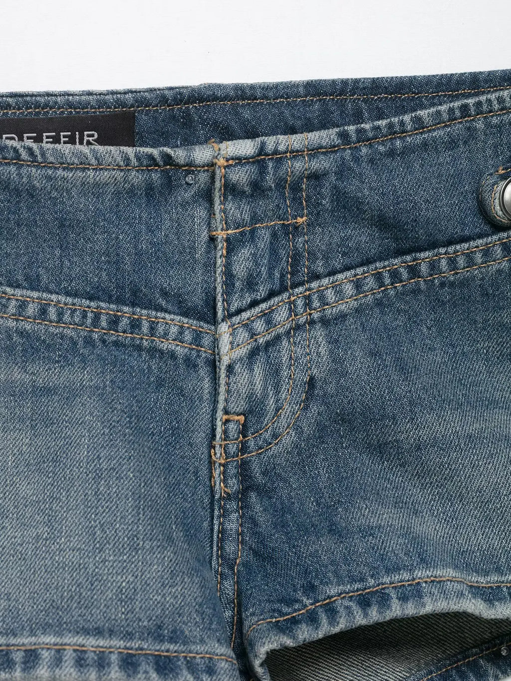 HH Women Shorts Suit Versatile Splicing Button Decoration Casual Denim Jacket+2026 Fashion High Street Low Waist Mini Shorts