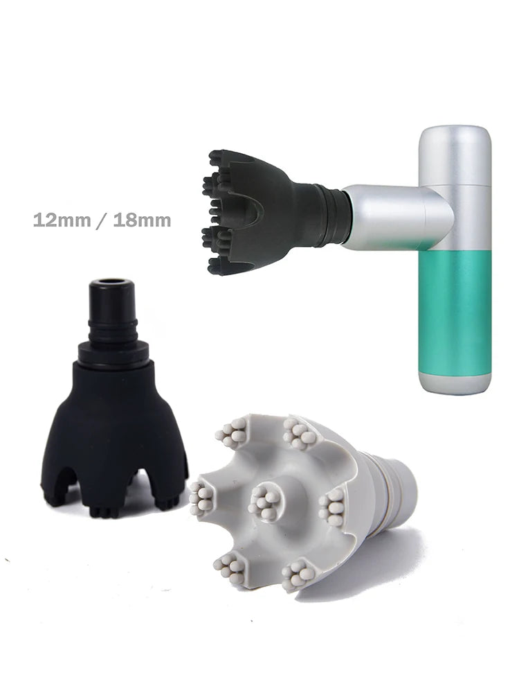 1pcs Massage Gun Replacement Heads Muscle Stimulator Body Relaxation Shaping Exercising Fascia Gun Massager Head tool