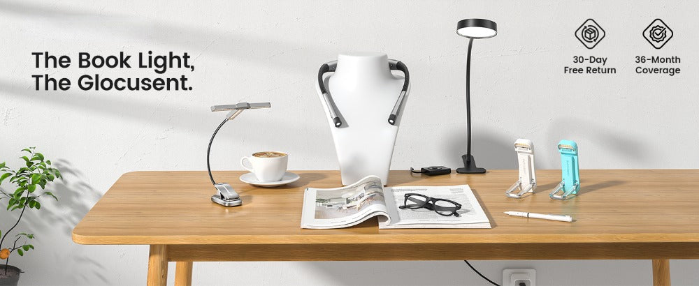 16 Led Posh Premium Mini Book Light Usb Rechargeable Reading Light Eye Caring Mini Clip on Book Lamp Study Read Night Light Lamp