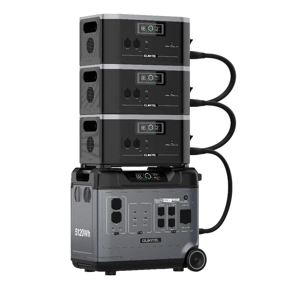 5000W Lifepo4 Battery Portable Power Station with Fast Charging Application Control Overseas Warehouse Stock Solar Generator