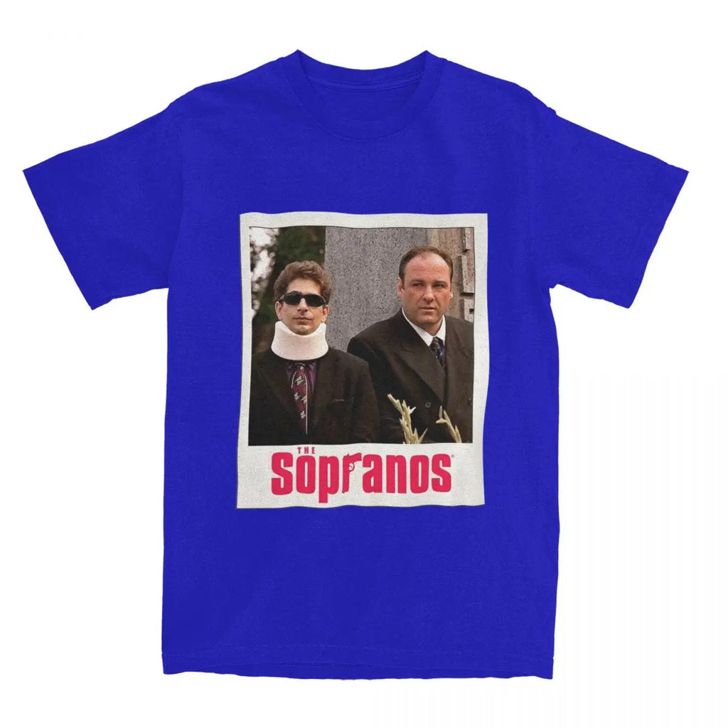 Streetwear T Shirt Tony Soprano Tv Show Pop Culture Cotton T-Shirts Fashion Tshirt for Men Summer Casual Short Sleeve Top Tees