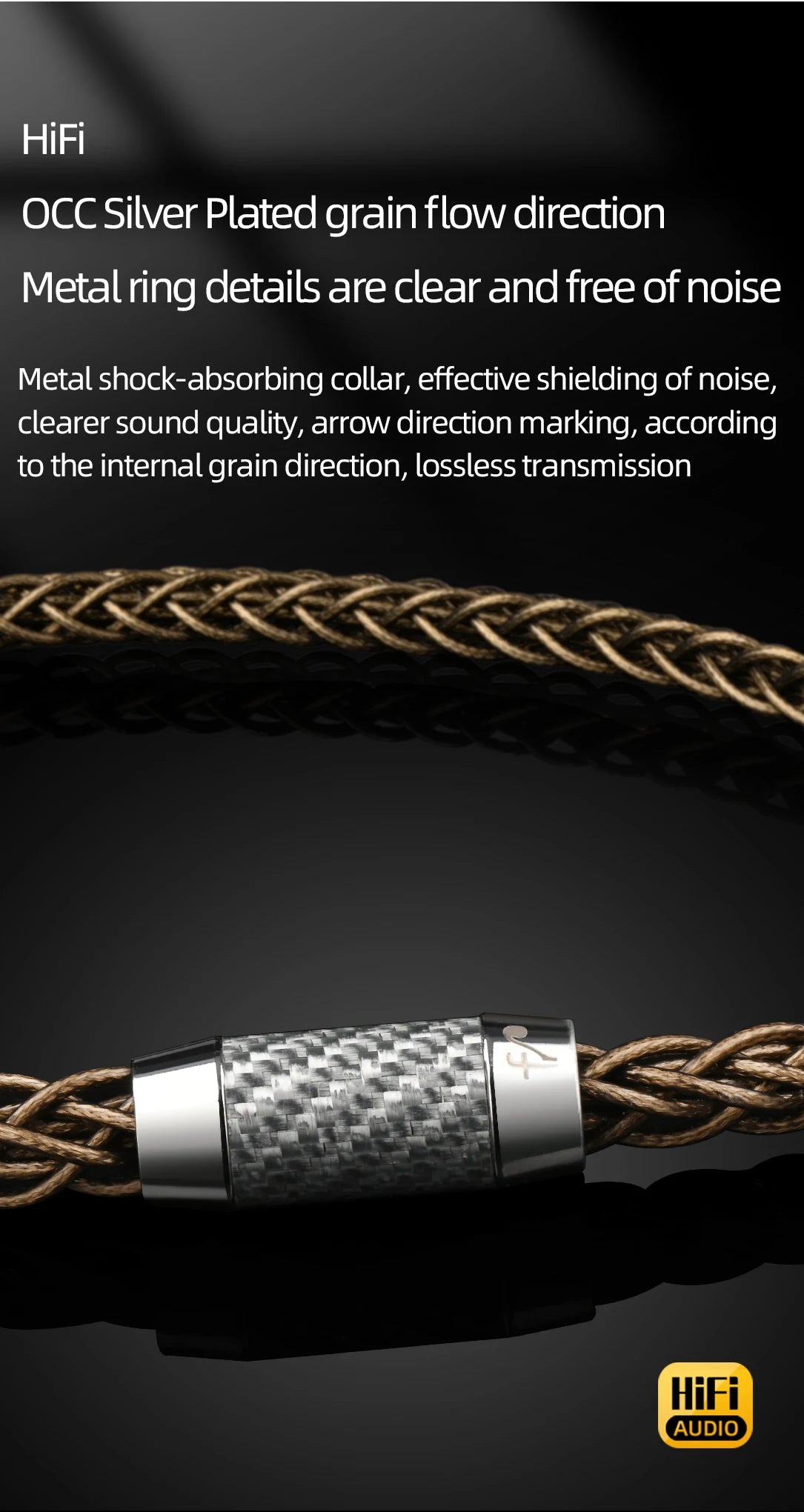 High Speed RJ45 Network Cable 7N OCC Silver Plated HiFi Cat8 Ethernet Cable 40Gbps Laptop Internet LAN Cable for PC Router
