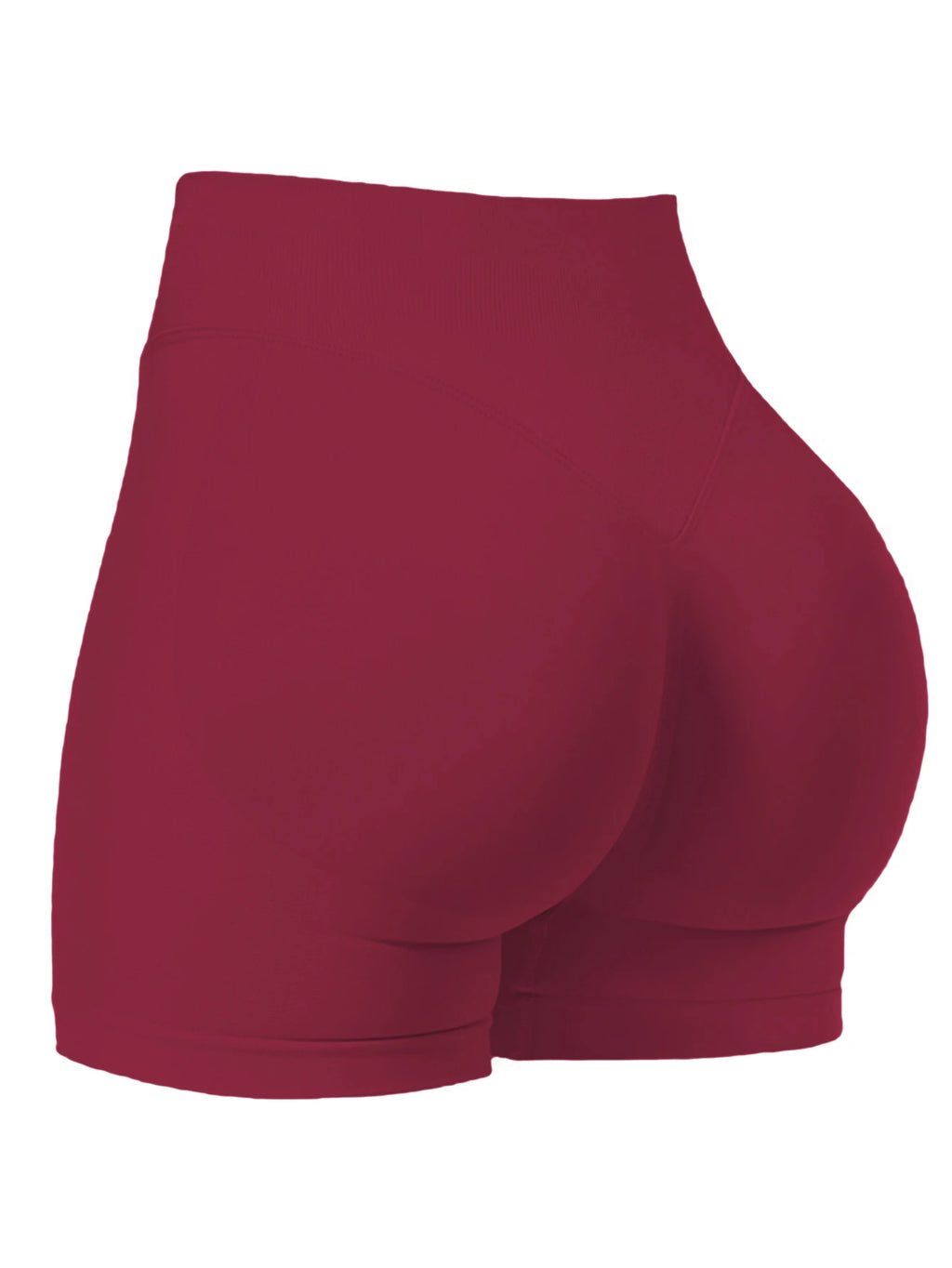 Seamless Hip Hugging Fitness Shorts, Internet Famous Sports Three Part Pants, High Waisted and High Stretch Peach Hip Pants for