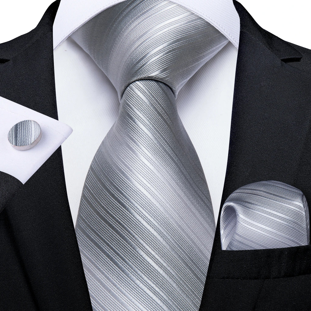 8cm Men's Polyester Ties Pocket Square Cufflinks Green Gold Paisley Wedding Party Accessories Necktie Gift