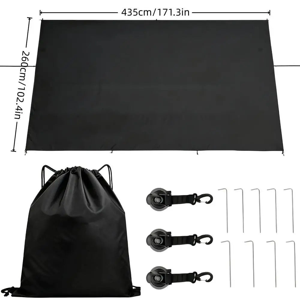 Tailgate Tent For SUV Car Trunk Changing Awning Camping Tailgate Privacy Tent For Trailer Van Automotive Hatchback RV Picnic