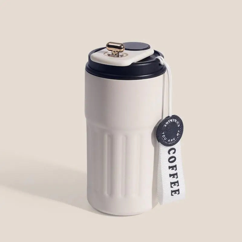 450ml Thermos Bottle Smart Display Temperature 316 Stainless Steel Vacuum Cup Office Coffee Cup Business Portable Thermal Mug