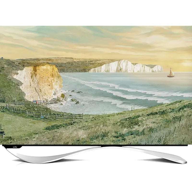 TV Cover Aesthetic three-dimensional sense Household Hanging LCD TV Dust 24-75 Inch Living Room Decoration for Televisions
