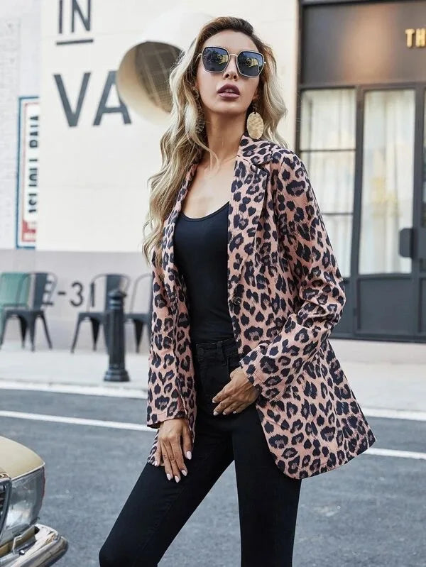 Fashion New Print Blazer Women's Vintage Letter Irregular Jacket High Street Elegant Women's Jacket Women Clothing