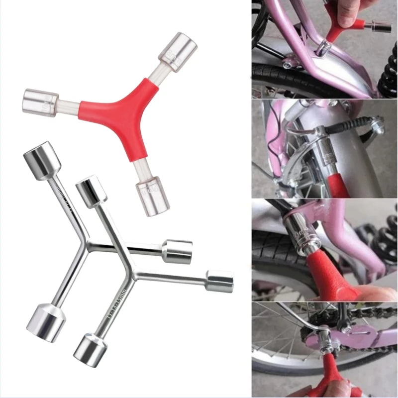 1PCS Y Shape Socket Wrench Bike Allen Wrench Internal Hexagon Wrenches 8/9/10mm 8/10/12mm MTB Road Bicycle Cycling Hex Key Tools