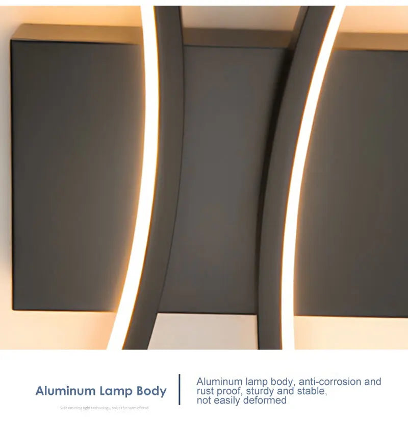Modern LED Wall Light Fixtures for Corridor Aisle Hardwired Indoor LED Wall Lamps Sconce for Bedroom Kitchen Interior Lighting