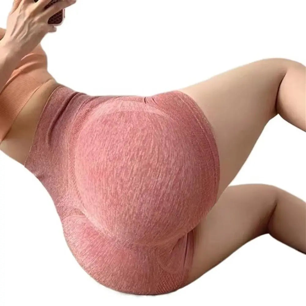 Comfortable Slim Fit Women Yoga Shorts High Waist Seamless Women's Sportswear Breathable Lift Butt Fitness Leggings Summer