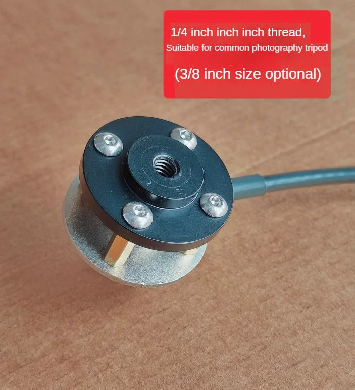 Tripod Antenna Installation Bracket Outdoor Portable M Pipe Head Base 1/4 Inch Threaded UV+Shortwave