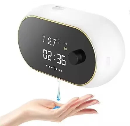 450ML Touchless Wall-Mounted Intelligent Induction Automatic Senor Soap Dispenser Electric Rechargeable Sanitizer Wash Machine