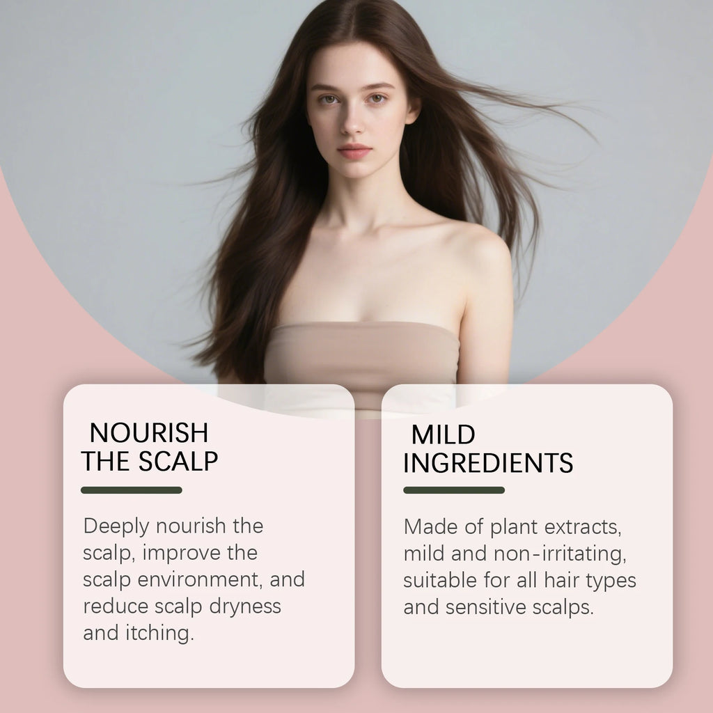 Hair care spray, gently nourishes the scalp, strengthens hair, adds shine, smoothness, and freshness, protects hair.
