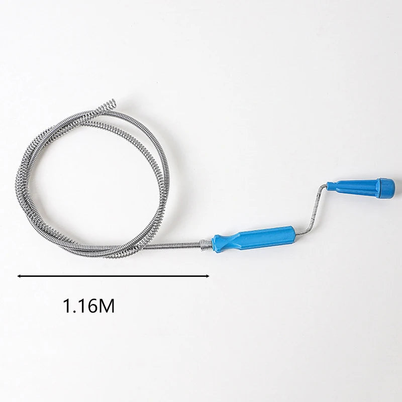 Household hand Sewer Pipe Unblocker Spring Pipe Dredging Tool Kitchen Bathroom Sink Drain Clog Remover Anti Clogging Cleaning