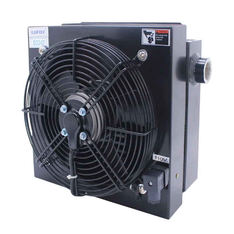 Genuine Hydraulic Air Cooler ECO-07-120L Oil Radiator Air Cooled Hydraulic System Hydraulic Oil Cooling