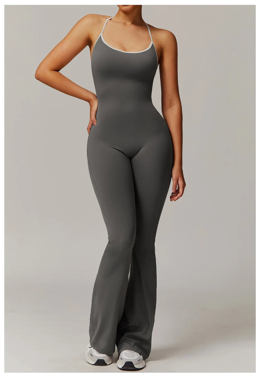 One-Piece Fitness Rompers Stretch Training Suits Back V-Neck Sexy Suit Gym Set Women Training Suit Sportswear Women Sports Suit