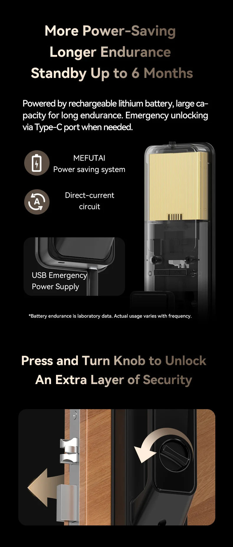 Smart Lock with Video Intercom Camera Facial Recognition Fingerprint Password Palm Vein Authentication Automatic