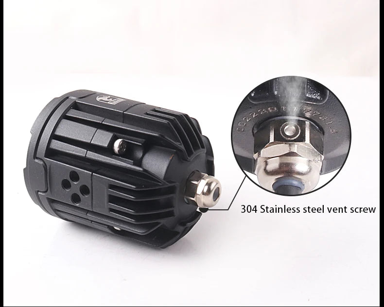 Blue Dual Light Emitting Diode Projector Headlight Car Jeep Motorcycle Spotlight Work Light 40w Smart Car Headlight