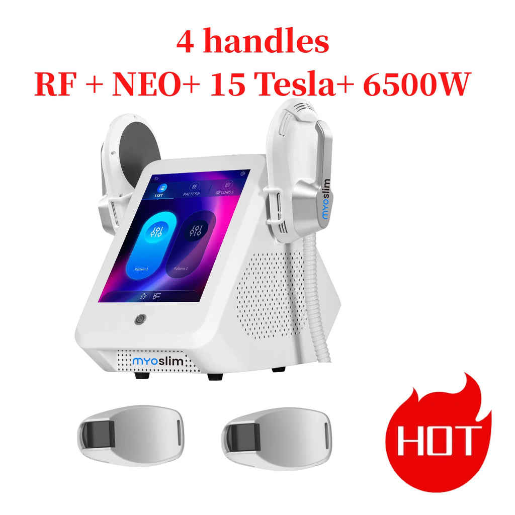MYOslim EMS Body Slim Sculpt Muscle Stimulate Fat Removel Machine 6500W  RF Weight Lose Portable Electromagnetic