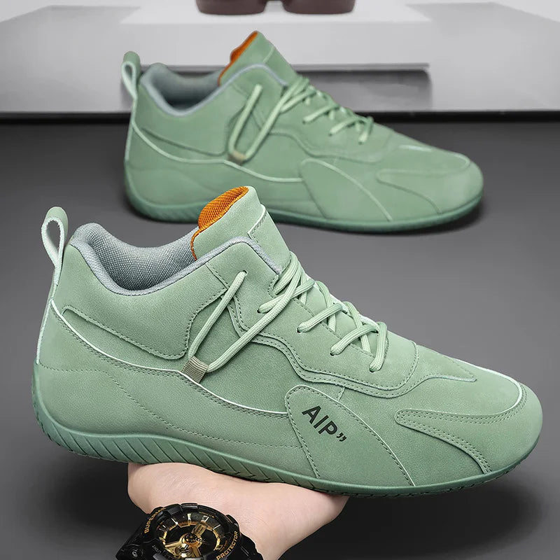 Casual Sport Shoes for Men Retro Leather Surface Soft Bottom Versatile Leisure Board Shoes Autumn Trend Brand Agan Men's Foot...