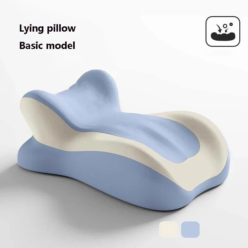 Multi-functional Memory Foam Pillow Ergonomic Support Wedge Shape Pillow Neck Leg Rest Reading Phone Use Pain Relief