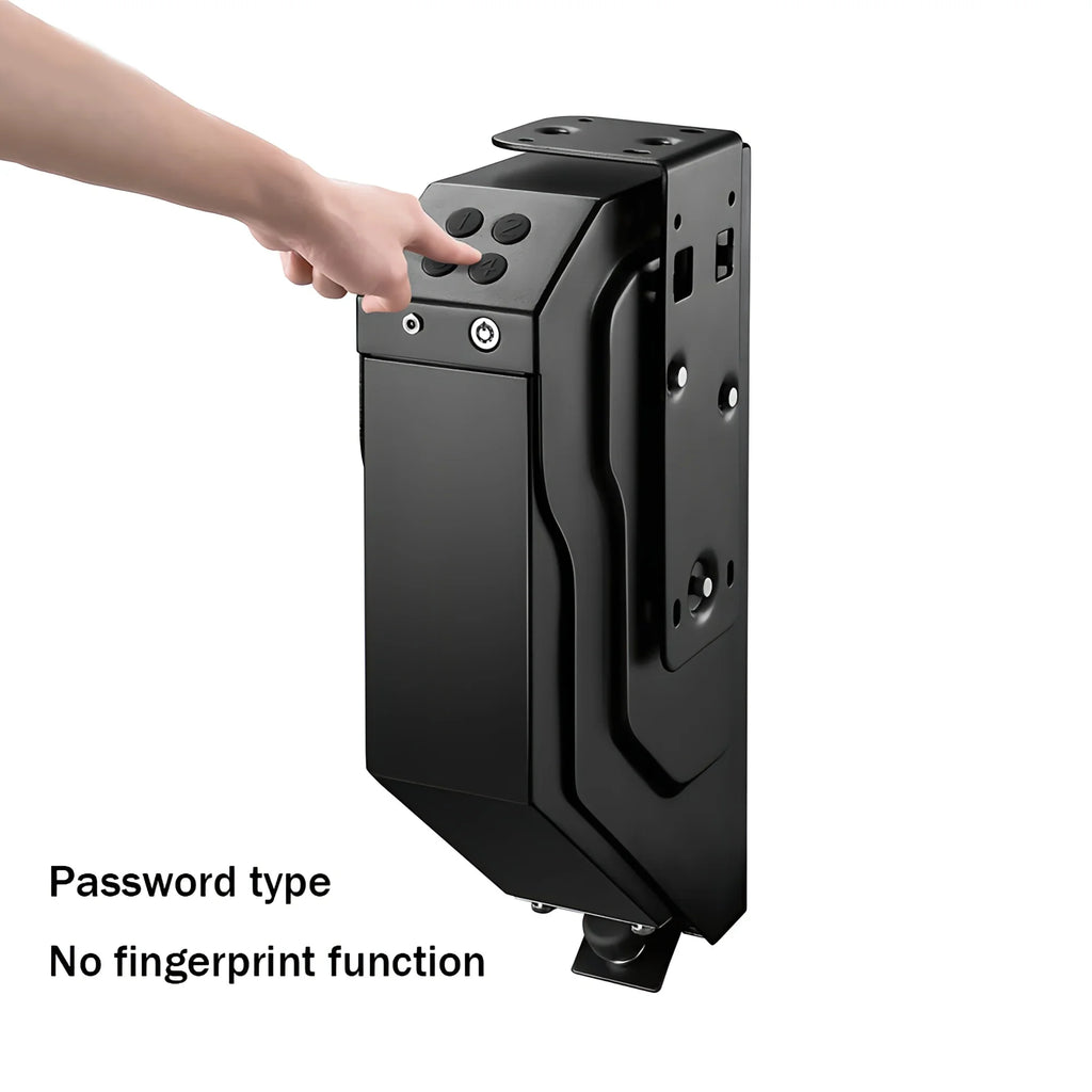 Gun Safes Pistol Box Biometric Fingerprint/Password Steel Gun Box Unlock Anti-Burglary with Keys Strongbox For Desk Cabinet