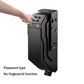 Gun Safes Pistol Box Biometric Fingerprint/Password Steel Gun Box Unlock Anti-Burglary with Keys Strongbox For Desk Cabinet
