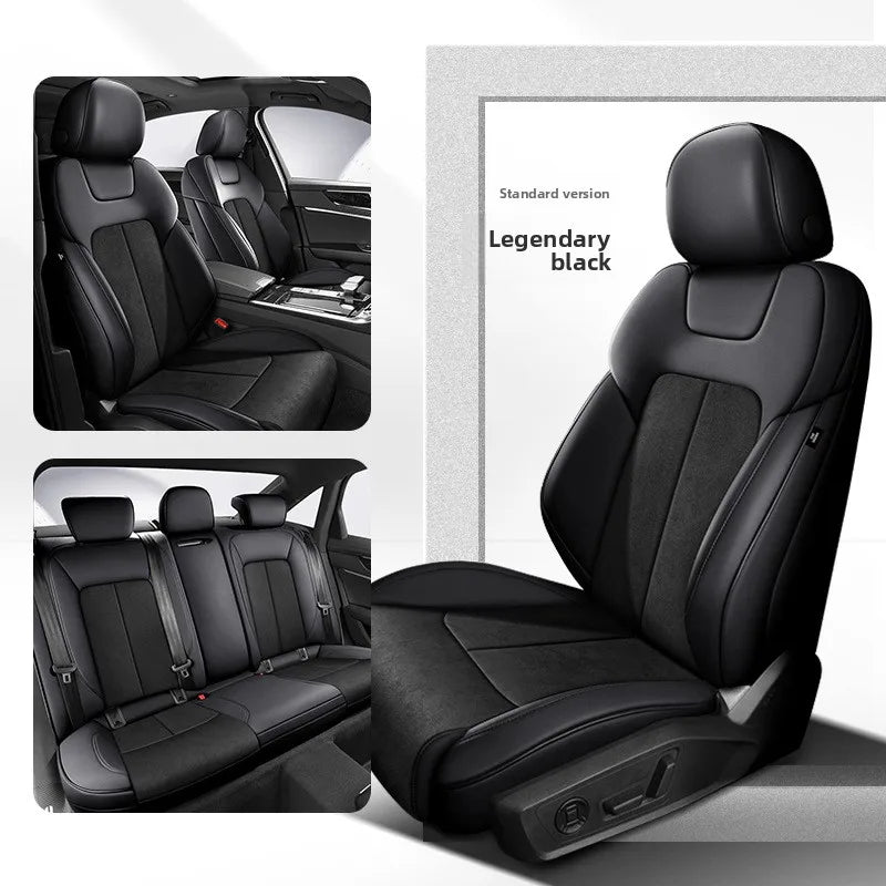 Custom Fit Full Luxury Car Seat Cover Car SUV Full Seat Set Perforated Genuine Leather for Various Models Contact Seller JJ208
