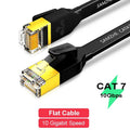Samzhe Cat7 Heavy Duty High Speed 10Gbps Internet Network Cable Professional LAN Cable Shielded for Gaming Streaming Home Office