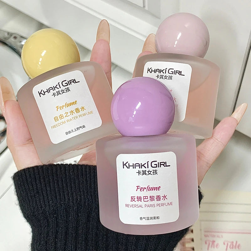 Girl Women Perfume Flowery Scent Long Lasting Light Fragrance Eau De Toilette Portable Ladies Perfume For Dating Daily Gift