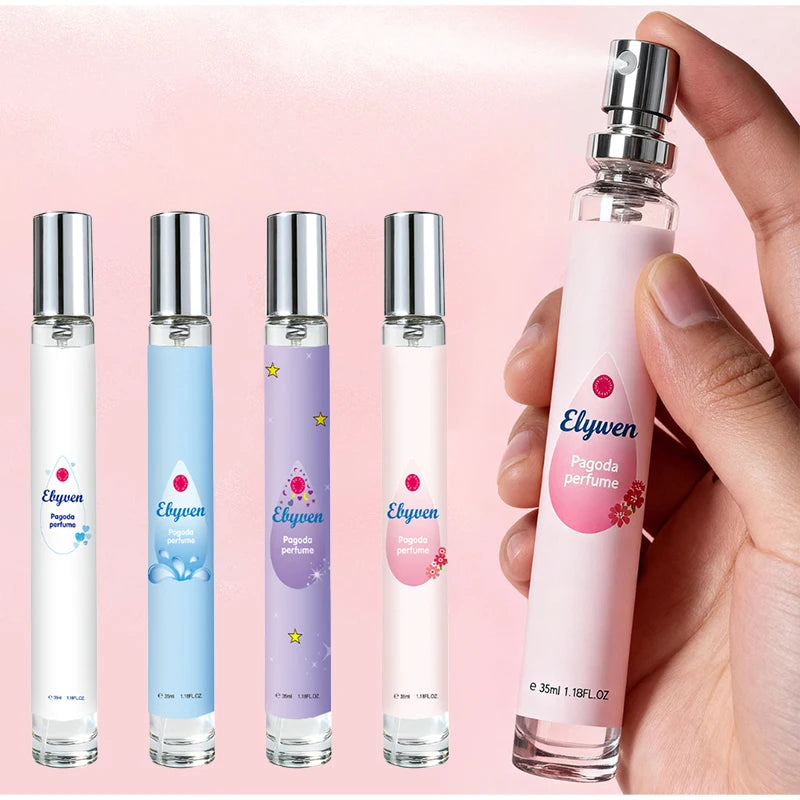 Floral Unisex Fragrance High-end Baby Milk Scented Pagoda-shaped Eau De Toilette Fresh Vanilla Lavender Deodorizing Body Spray