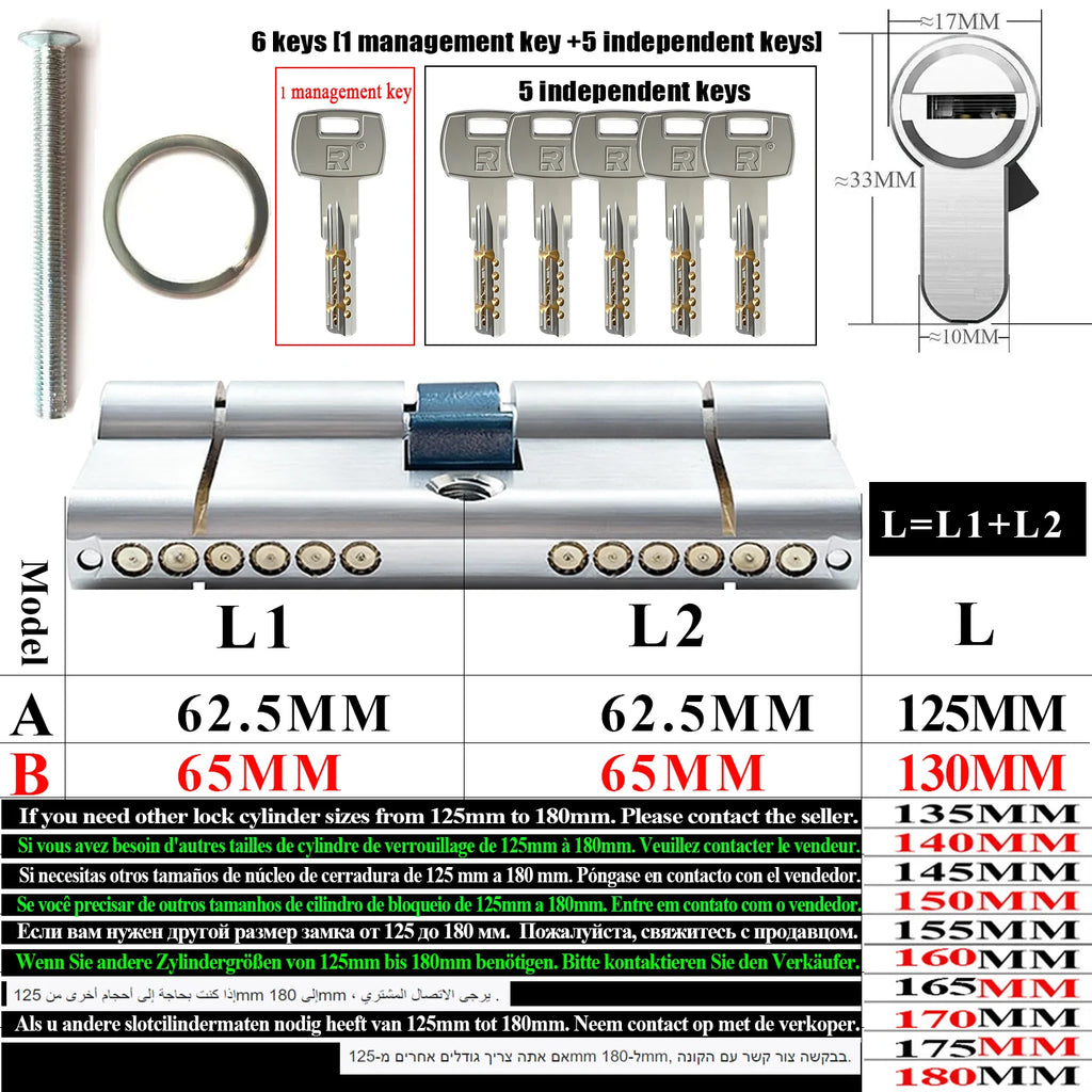 Customize one click opening of all door locks, management key and independent key, each lock has its own independent key