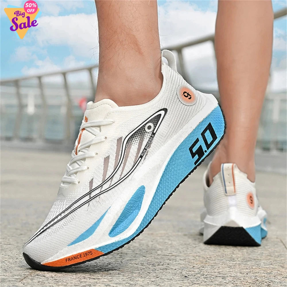 New Sports Shoes for Men&Women, Running Sneakers, Carbon Plate, Male Marathon Racing, Shock-absorbing, Athletics Training Shoes