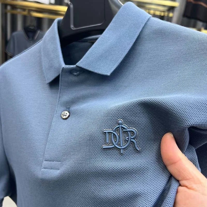 100% pure cotton high-end short sleeve men's polo shirt summer designer luxury brand embroidered Paul T-shirt fashion men's wear