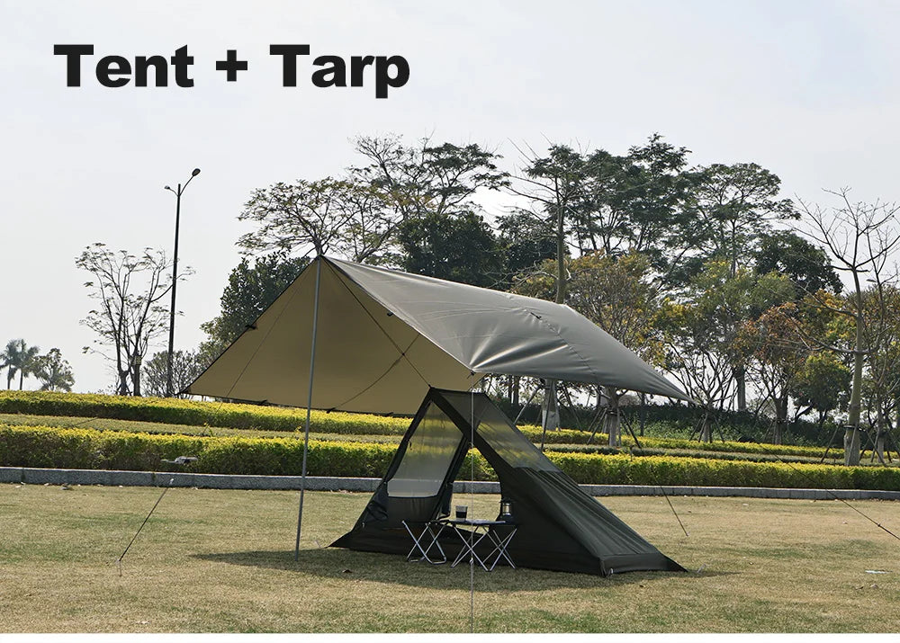Airy 1 Mesh Tent Trekking Pole Tent Lightweight Solo Tent Camping Tarp Tent Hiking backpacking Single One Person Tent Shelter