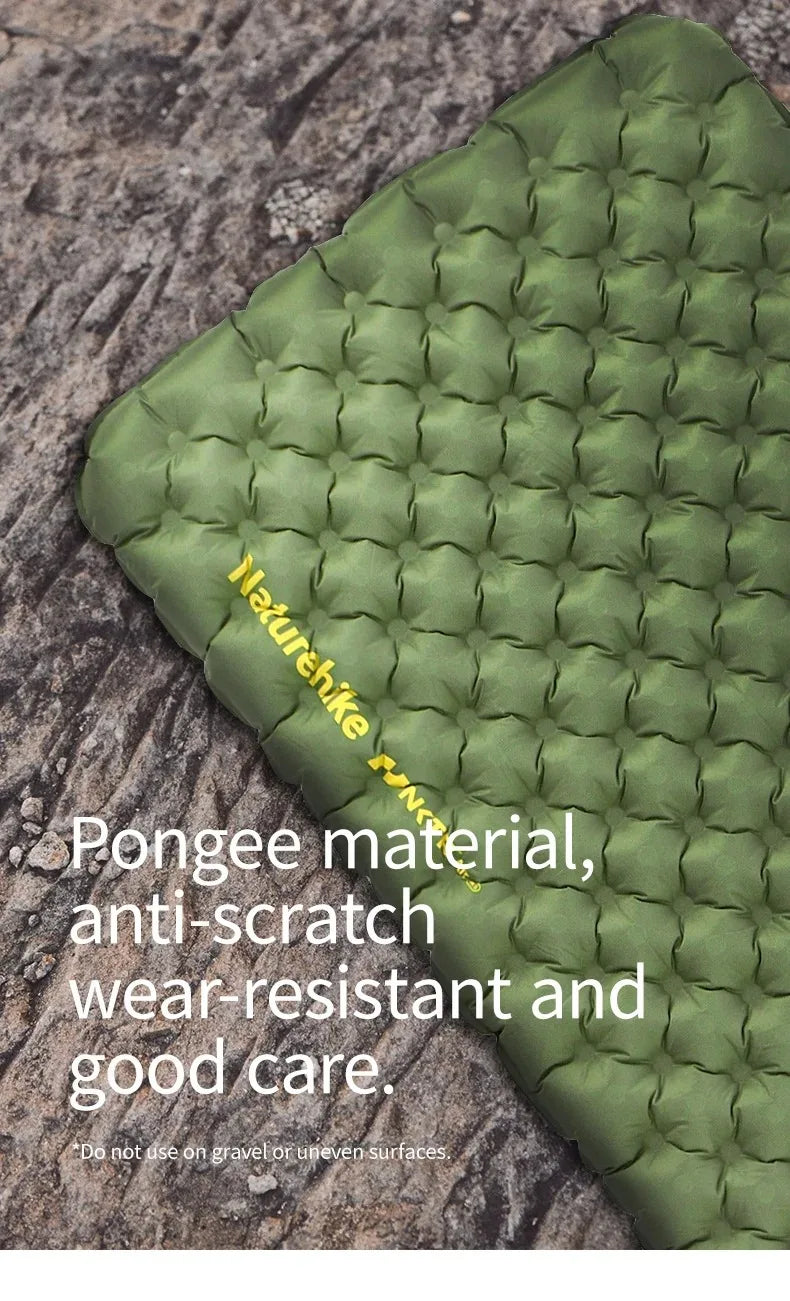 Naturehike Ultralight Sleeping Pad Insulated Inflatable Sleeping Pad R4.6 Inflatable Air Mat 4 Seasons Outdoor Camping Air Mattress