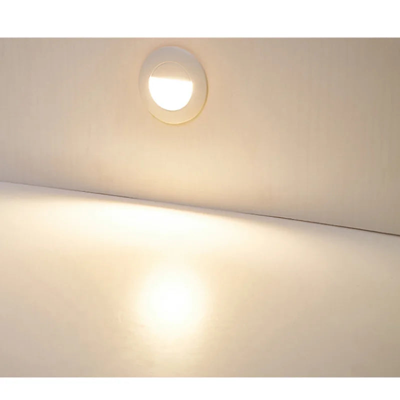 LED Stair Light 3W 5W Recessed LED Step Lamp Pathway Wall Corner Lamps AC85-265V Wall Light DC12V Outdoor Waterproof IP65