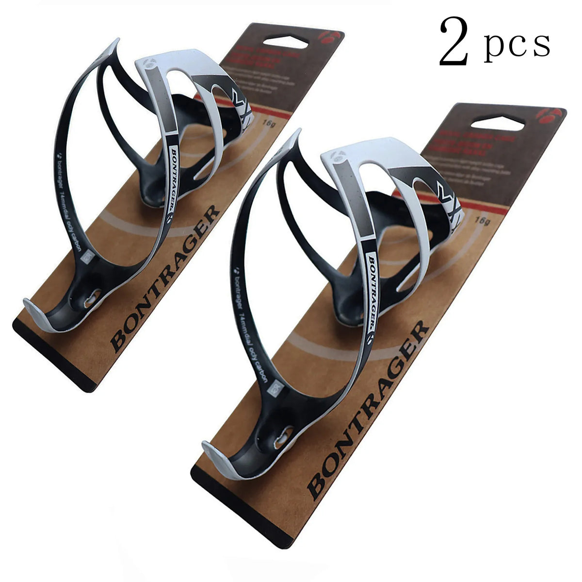 2Pcs Full Carbon Fiber Bicycle Water Bottle Cage MTB Road Bike Bottle Holder Ultra Light Cycle Equipment Matte/Glossy 4 Colors 1