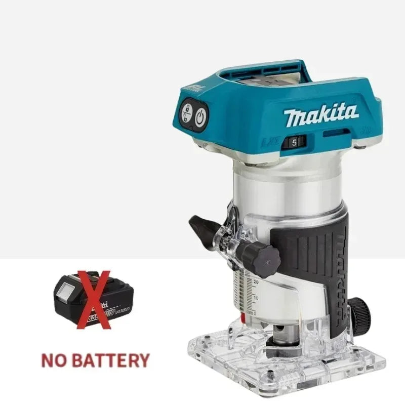 Makita DRT50 18V LXT Cordless Trimmer, Brushless Motor, Professional Rechargeable Slotting and Milling Tool,Edge trimmer