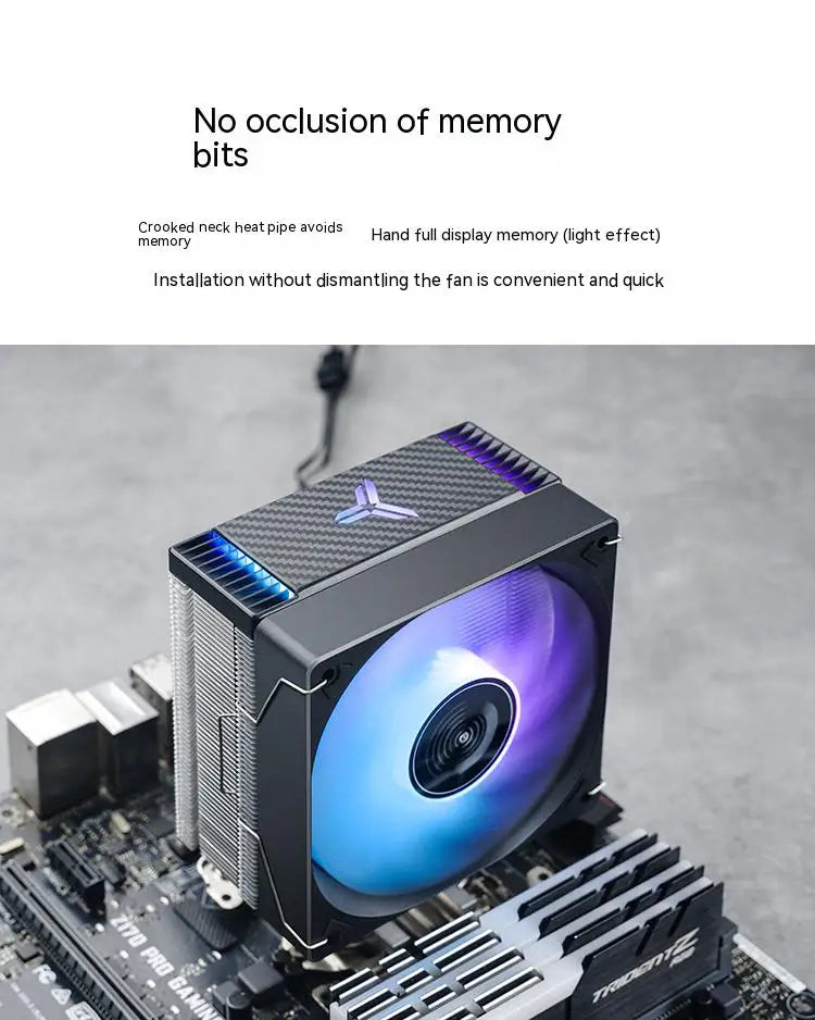 JONSBO CR-1000 EVO 4 Heat pipes TDP 220W CPU Cooler Computer Cooling Fan Heat Sink For LGA1700 115X 1200 AM5 Air Cooler Radiator
