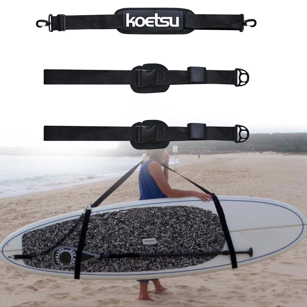 Surfboard Shoulder Strap Adjustable Stand Up Surf Paddle Board Strap Sups Board Carrier Accessories Portable Paddle Board Sling