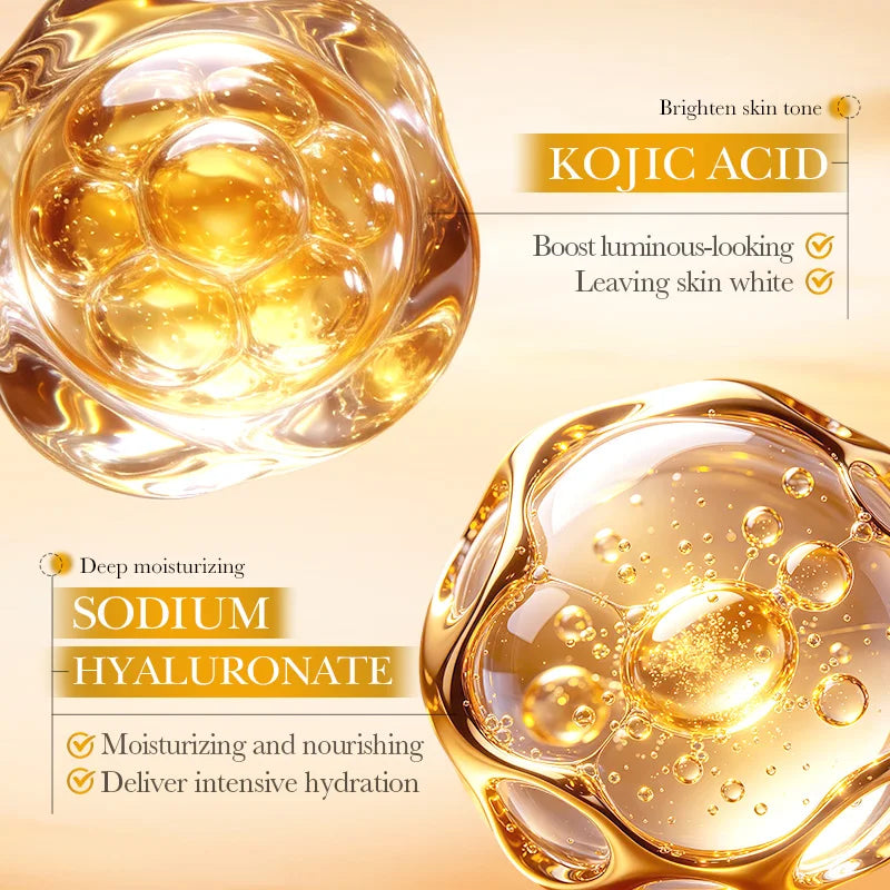 SADOER Vitamin C Collagen Capsule Face Cream Whitening Facial Cream Intensive Moisturize Smooth Fine Lines Youth Skin Care